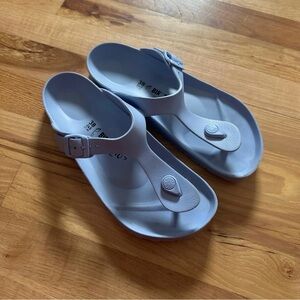 Women’s Baby Blue Birkenstock Sandals Size 7.5-8